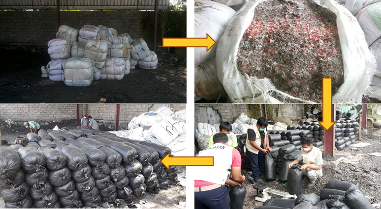 Penyiapan Limbah Plastik